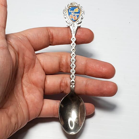Las Vegas Nevada Collectors Spoon 4.25" Union Japan - Picture 1 of 8